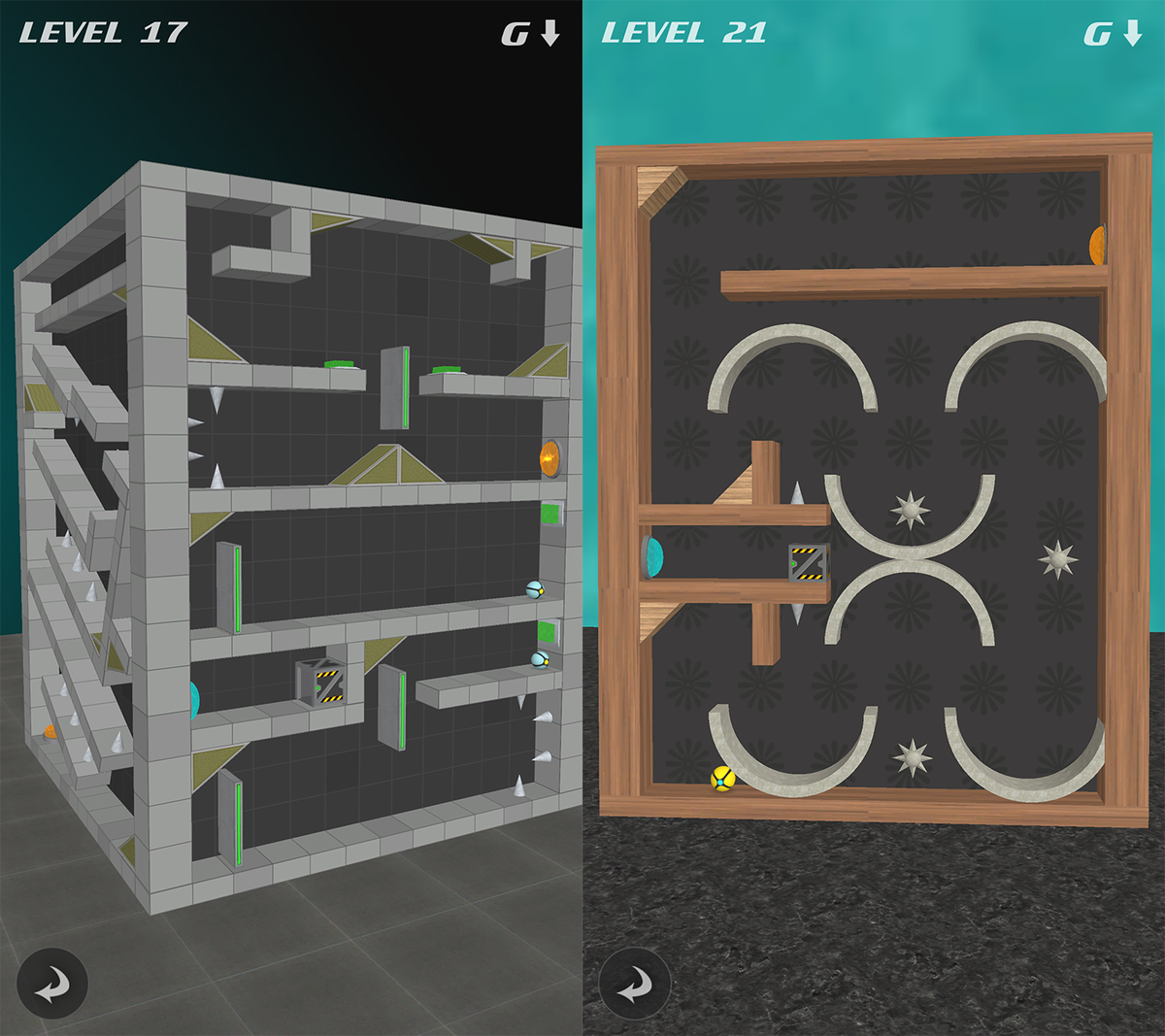 runesel's tweet photo. Making levels for my physics game Portal Ball #gamedev #indiedev #madewithunity https://t.co/TVwmjbL2vU