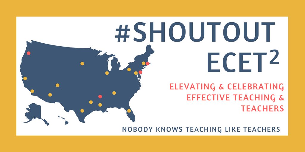 drvickip's tweet photo. #SHOUTOUT to educators elevating &amp; celebrating #teachers and teaching! @ECETRI meet @ECET2AR. @ECET2NJPA meet @ECET2OR.  Love seeing the networking happening on @Twitter with teachers nationally.   @ECET2natl @iscott4 https://t.co/Kda8zrFRDP