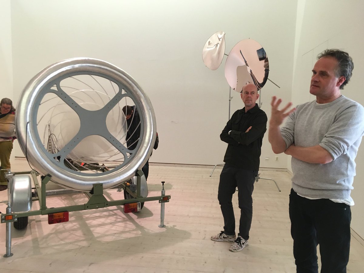stripple's tweet photo. Tornado diverter. Climate engineering by Bigert &amp; Bergström. #climaginaries #ArtsMeetScience #SkissernasMuseum @harrietbulkeley https://t.co/ZGILJ2YNxM