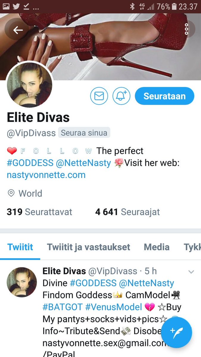NetteNasty's tweet photo. 💎Everyone follo #EliteDivas💎 @VipDivass https://t.co/ELYqbctlen