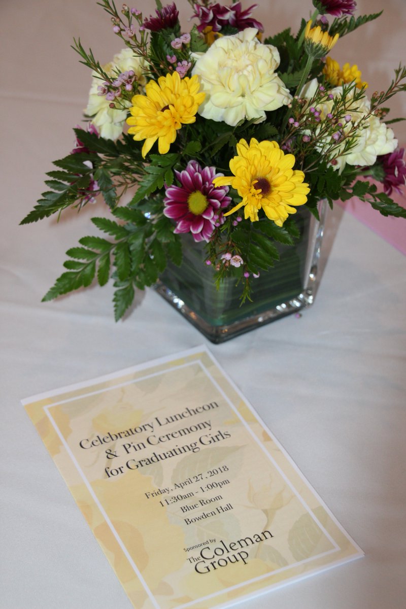 CheshireAcademy's tweet photo. The Coleman Group hosted its annual luncheon and pinning ceremony on Friday for graduating girls. The event has been a longstanding tradition at CA. There were 61 girls honored on Friday.
For more photos ๐ https://t.co/mwvlunN1q1
#ColemanGroup #graduation https://t.co/lAZP7jZt2T