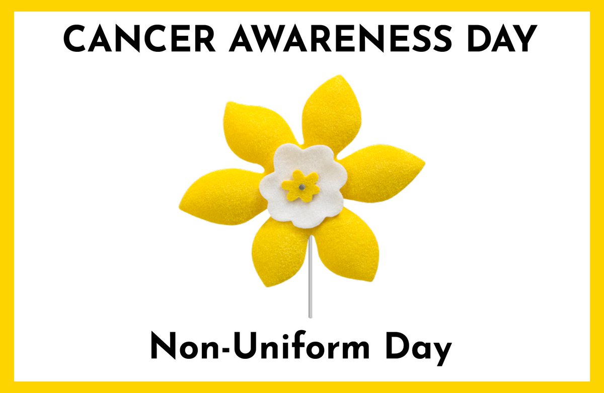 On Monday, April 30, in keeping with Cancer Awareness month, Student Council has organized a Cancer Awareness Day. Students are asked to wear yellow and bring a minimum $2 donation to raise money for cancer research.