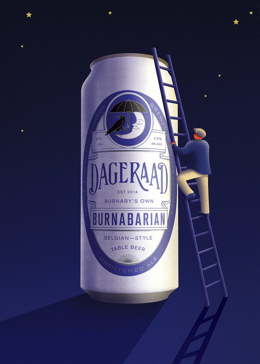 memorystudioinc's tweet image. Here's a look at our can designs for @DageraadBeer 's iconic Burnabarian.
