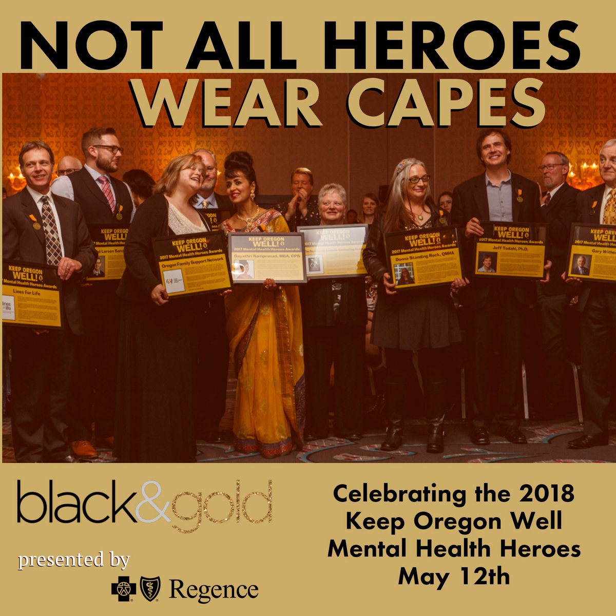 Our annual Black & Gold Gala, presented by @RegenceOregon is almost here! We added a few more tables, but will sell out today. Get your tickets before they’re gone: TrilliumFamily.org/BlackAndGoldTi… 🖤💛 

#MentalHealthHeroes #SheilaHamilton #TrilliumGroup #SocialImpact #KeepOregonWell