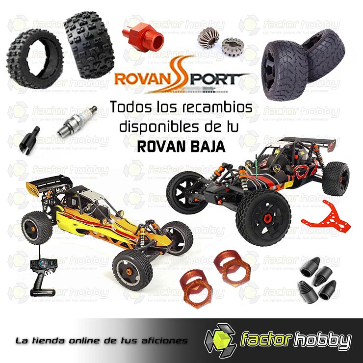 FactorHobby's tweet photo. REPUESTOS RC ROVAN BAJA 1/5...
¡No te quedes sin el tuyo!
https://t.co/nR5ddkjL0i
#rovan #rovanbaja #baja15 #rovanrc #buggy #buggyrc #recambiosrc
- Recambios
- Baterías Lipo
- Herramientas RC
- Complementos RC
#FelizViernes #FelizFinde #Racing #Motor #Tecnología https://t.co/G8w0pzNzuX