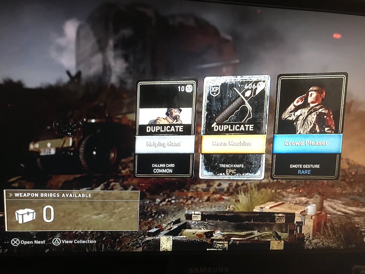 bioson77's tweet photo. @SHGames I would like a new weapon bribe box as this is clearly not duplicate protected https://t.co/eo7sOIIH7y