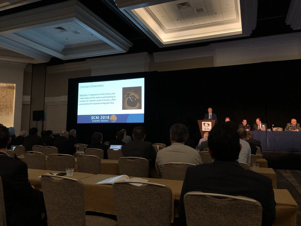 larrysdeanmd's tweet image. Excellent presentations on cath lab complications at #SCAI18