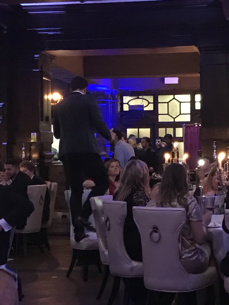 AtriarcGroup's tweet photo. Great singer at the @CardiffLawSoc do. @AbiCarterCSI #cdlsdinner 😉 https://t.co/Ndlfu9NMPl