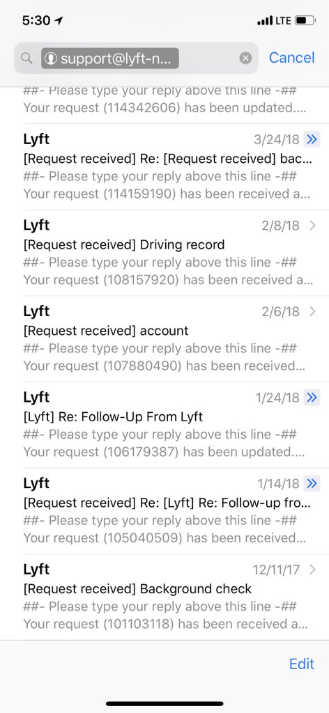 kyle_brocato's tweet photo. they say they are still waiting on my background check from checkr. When I email checkr they confirmed with me twice that my background check is complete and they have now emailed it to me twice. How can we get this resolved because this is ridiculous https://t.co/FD4TR3B6xV