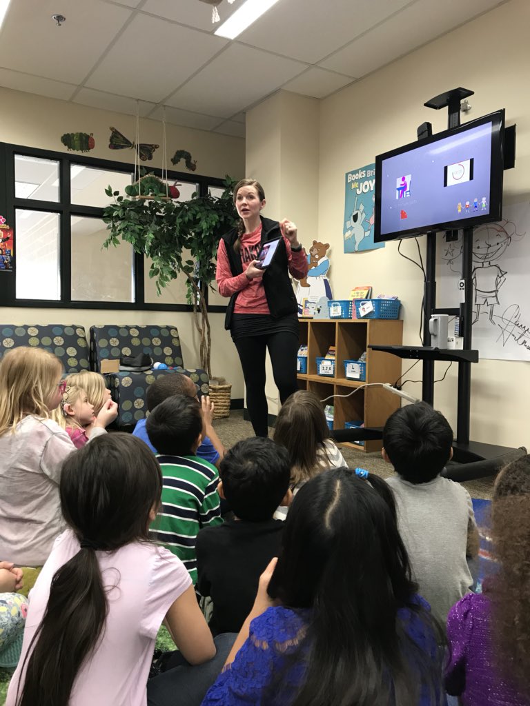 MrsKonietzko's tweet photo. Today we learned about Maker space in the library.  Students will get to go there to create, problem solve, and collaborate! #shakojacksonLC https://t.co/BDD59sFjC3