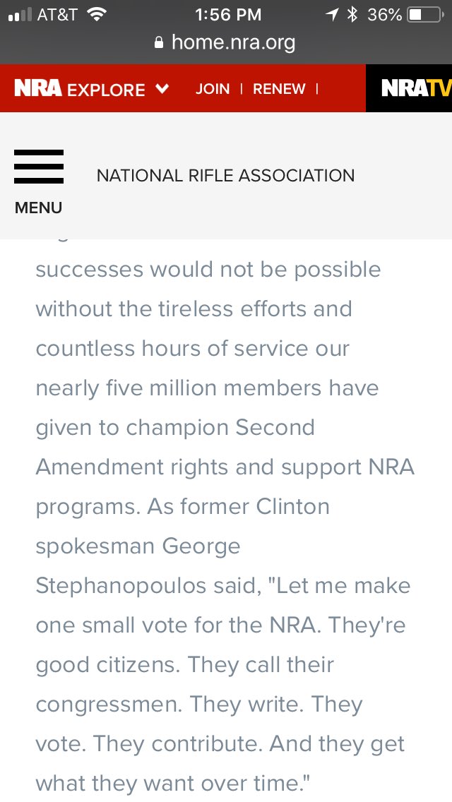 Skiform's tweet photo. @daviskellyk @mkh4657 @fred_guttenberg Fact check.  Nearly 5,000,000 members.  Research is just a little bit tough. Ignorance is tougher. https://t.co/NOYiTiHW2p