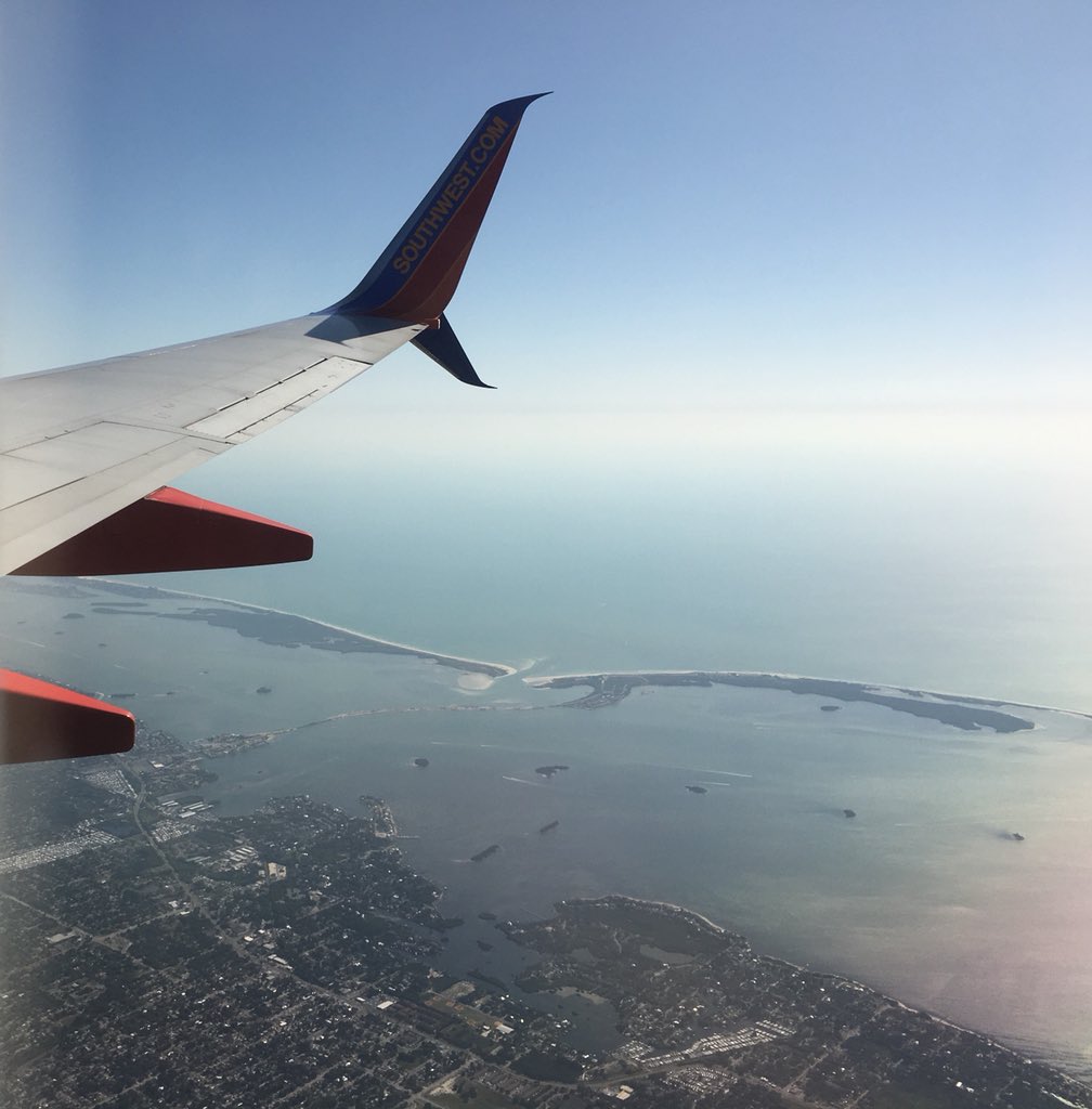 AnnaSwiry's tweet photo. But then there’s home! Thanks @southwest - awesome flights - I prob only needed half the booze you bought me ❤️#stpete https://t.co/YxK0IbDqyN