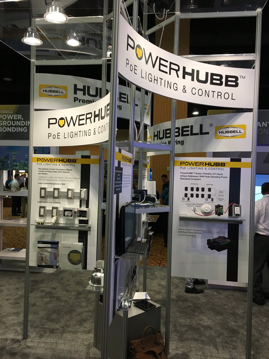 ..<a href="/Hubbell/">Hubbell Library</a> illuminates the #GraybarNTC with PowerHUBB #PoE lighting