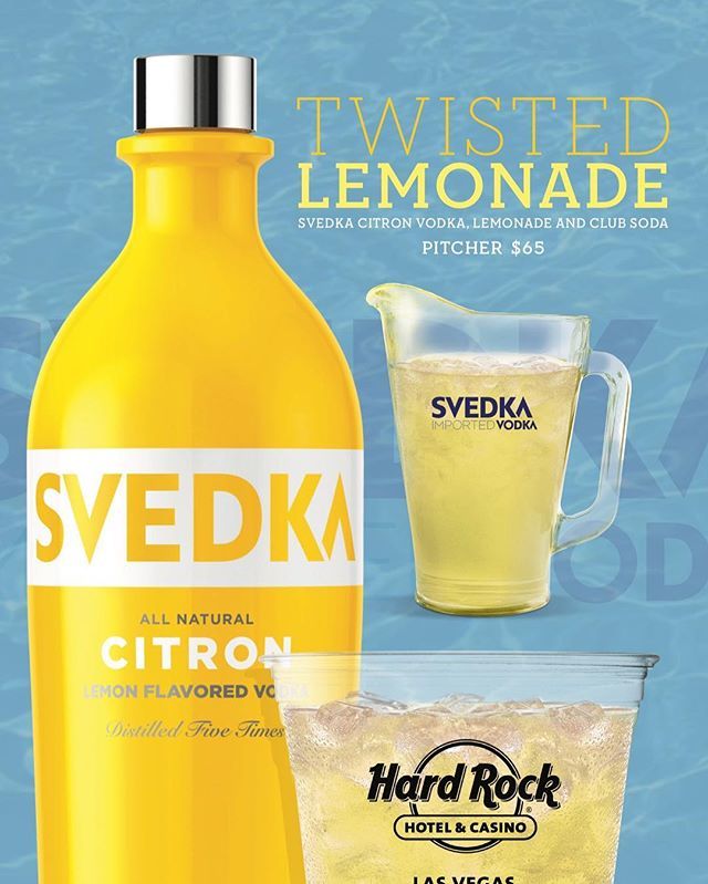 plushcalv's tweet photo. Join us tomorrow @HardRockHotelLV's @rehablv as we will be giving out FREE sample of @svedkavodka Citron Twisted Lemonade cocktails and giveaways from 1pm-3pm.  See you there! https://t.co/orROZNdaJr https://t.co/N6oEw9r1Ep