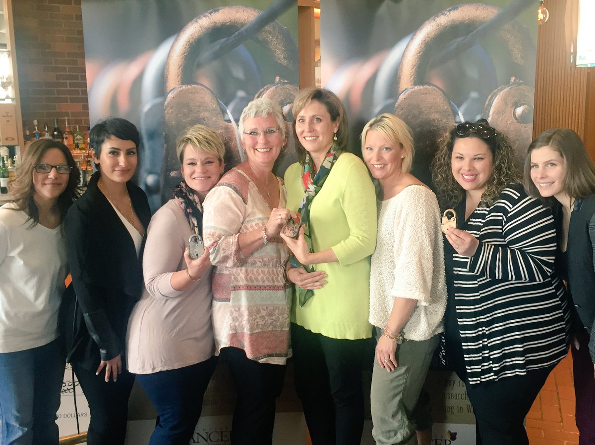 SachaLongCTV's tweet photo. These are the faces of strength & courage... they are #cancer patients & survivors who are sharing their personal journeys to help others as part of a new @WindsorCCF campaign to #LockOutCancer. Purchase a lock to support LOCAL women... like these amazing warriors. @CTVWindsor https://t.co/s0XY8dj6fU