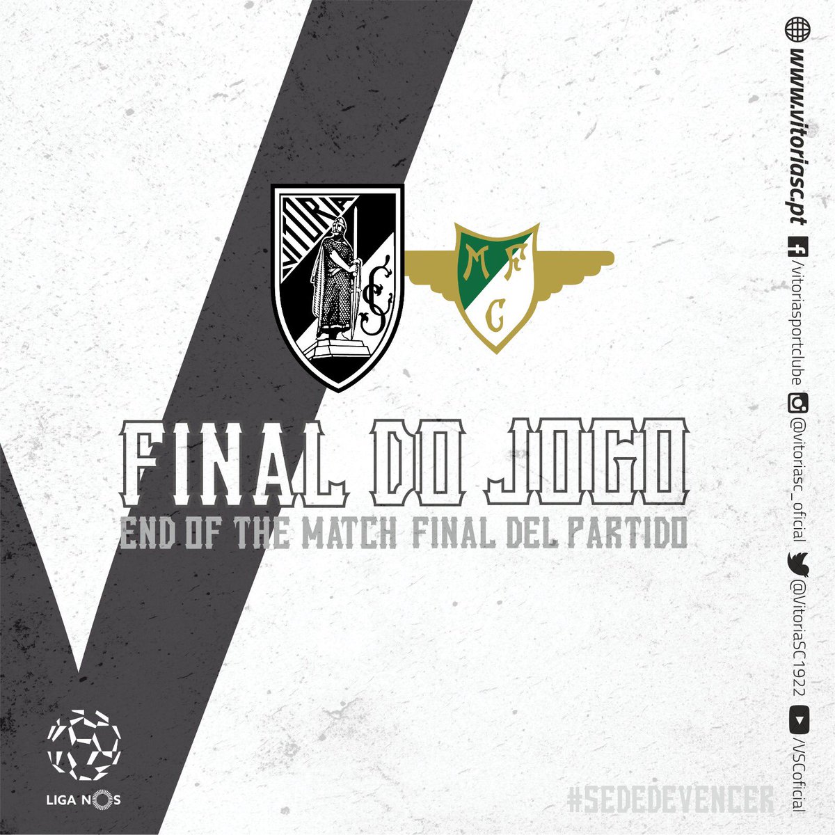 VitoriaSC1922's tweet photo. ⚽️ Vitória SC 1-0 Moreirense FC ⚽
#VSCxMFC #LigaNOS #Conquistadores https://t.co/APSsmu7J5J