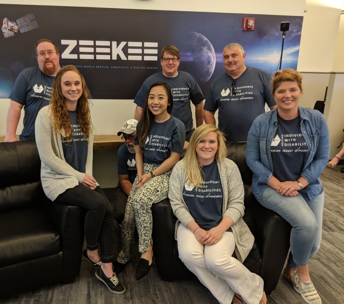 Happy United Ability Day from Zeekee! We love supporting clients, especially when it empowers fulfilling and meaningful lives. #teamzeekee #clientlove #unitedabilityday2018