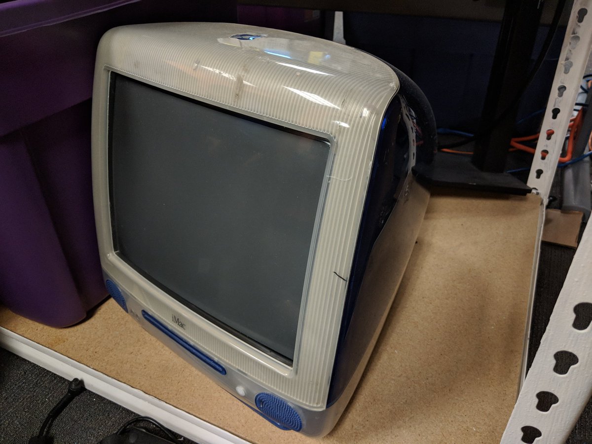 LinusTech's tweet photo. We have a working iMac G3 but @linusgsebastian doesn't want to retro review it.

Twitter - prove him wrong https://t.co/JLKCxGKmpW