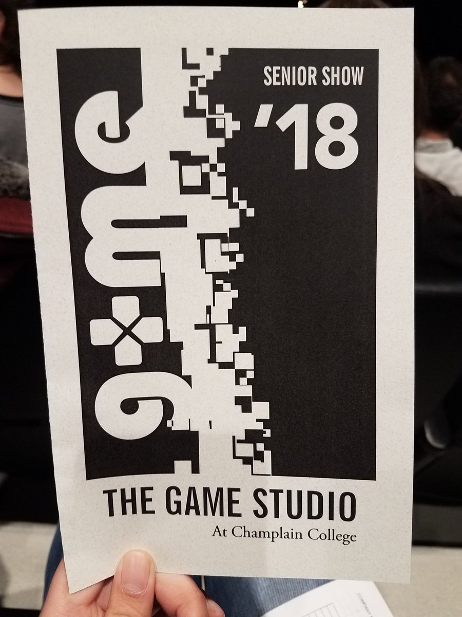It's starting soon!! Super excited to see the work at Champlain College's Senior Show!! GO <a href="/MicropupGames/">micropup 🔍games</a>!!!!!