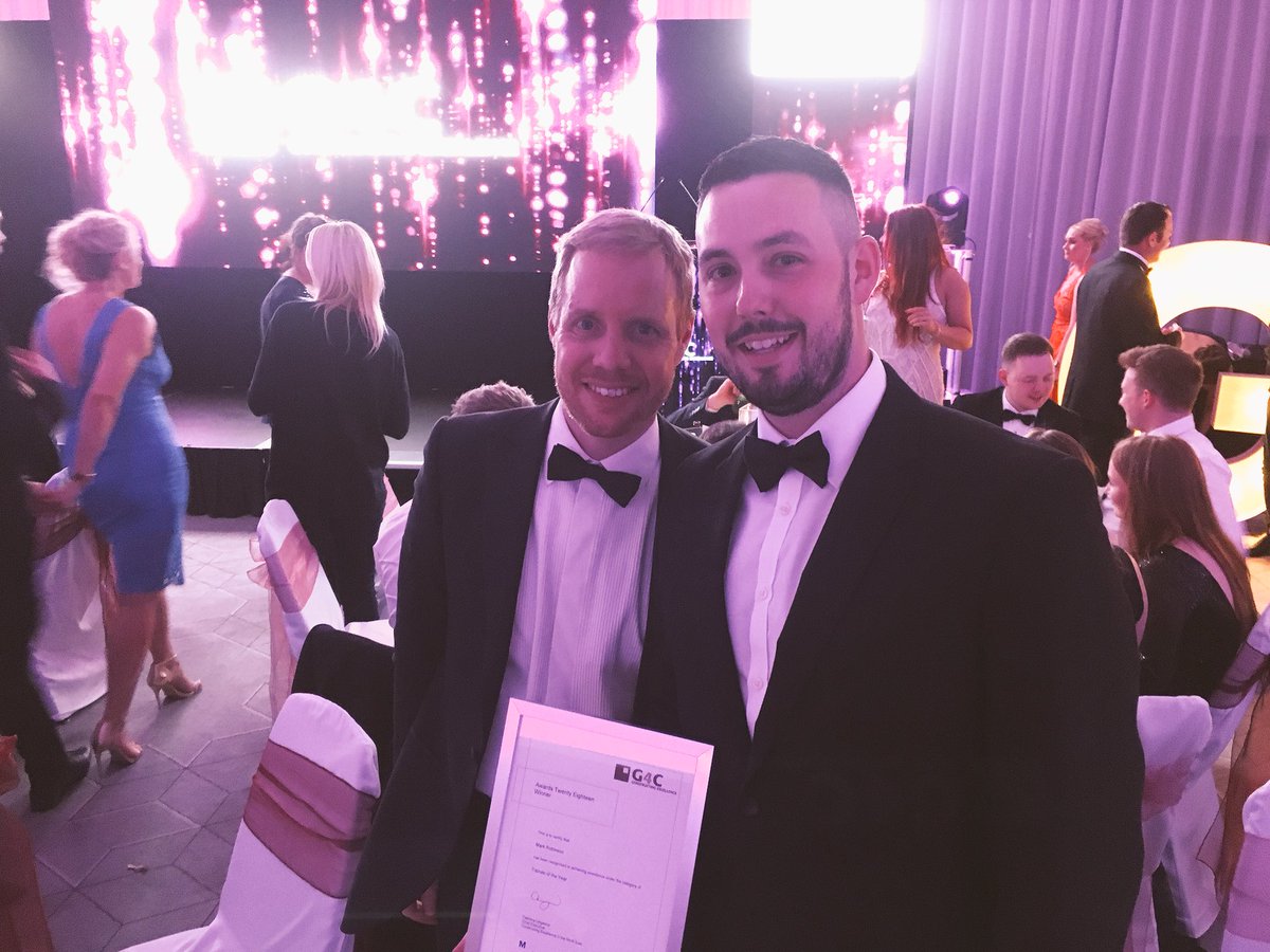 esh_group's tweet image. Congratulations to Mark Robinson, Site Agent at #EshMWH for winning this year’s @G4CNE Trainee of the Year! #G4C2018