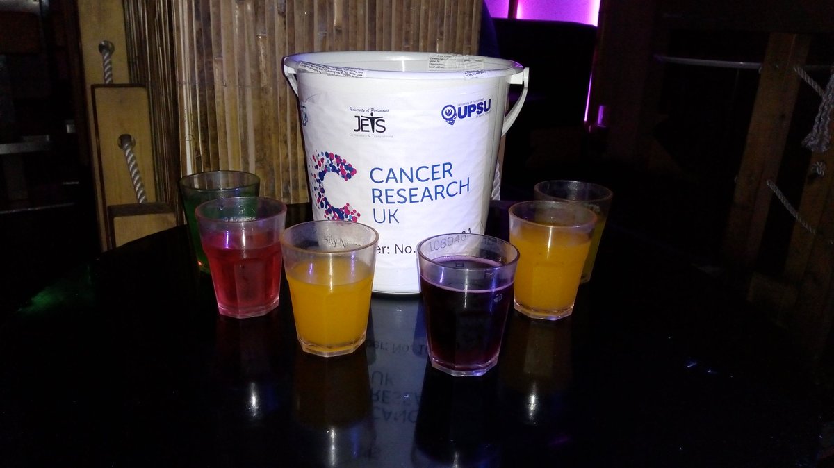 UPSUGymTramp's tweet photo. In case you've been living under a rock - our charity event is in Zanzi tonight! Open until 4! Grab a drink for Cancer Research ✈️💜 https://t.co/VcC9cto6Rr