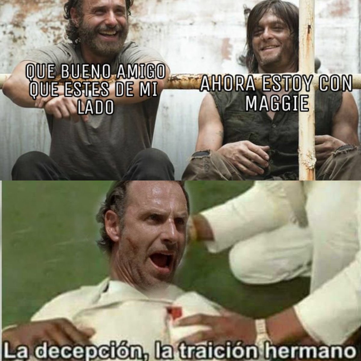 The Walking Dead On Twitter Rickardo Grimes Y La Traicin De Daryl