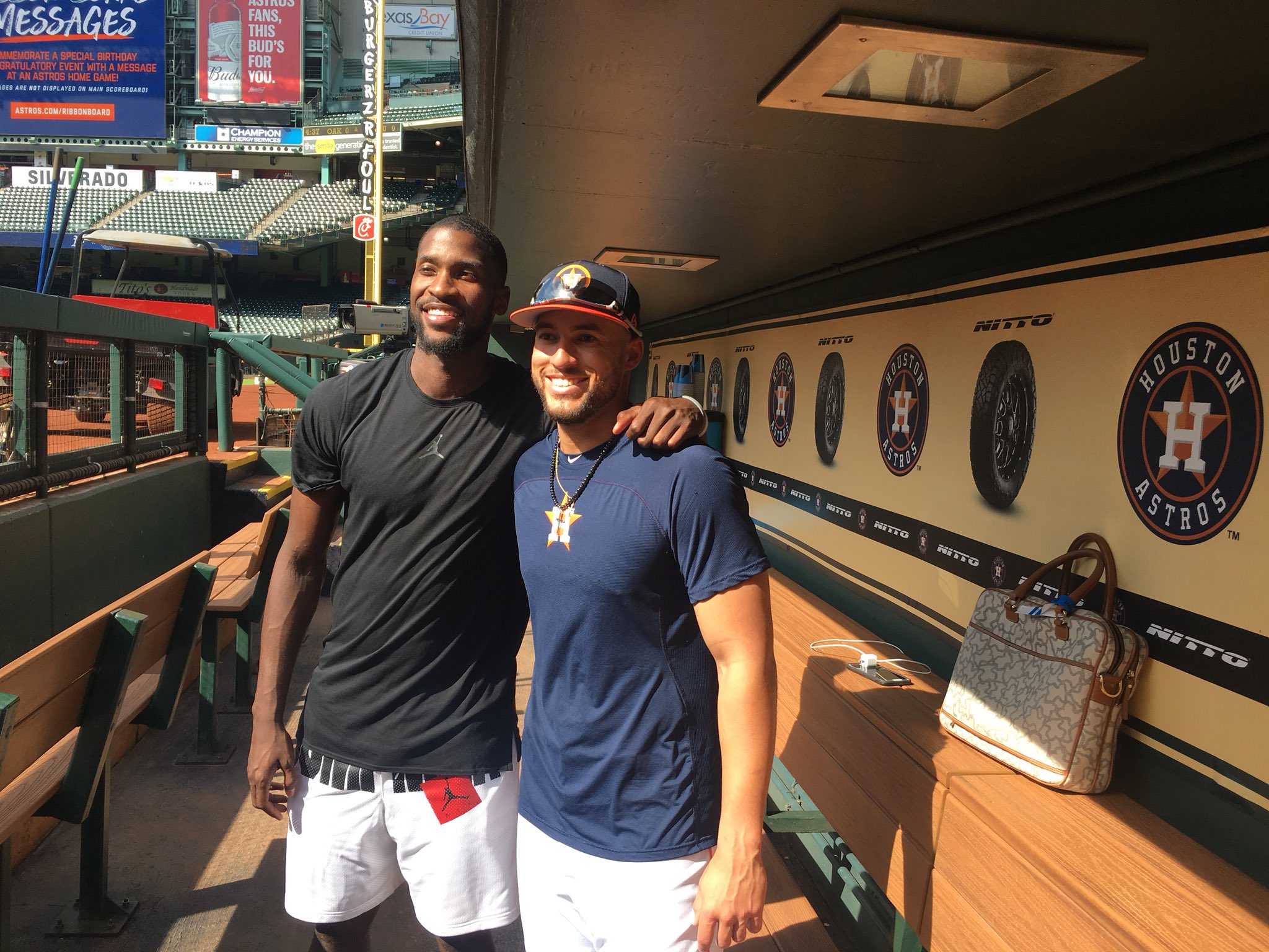 Chandler Rome On Twitter Michael Kidd Gilchrist And George Springer Two Professional Athletes 