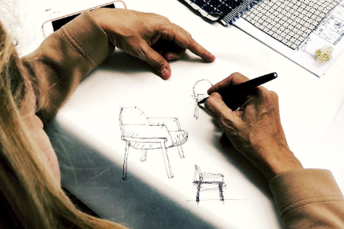 bijacksonms's tweet photo. World-renowned architect and designer, Patricia Uriquiola @PUrquiola sketches another beautiful addition to the @Haworthinc POPPY family of seating, available through your consultant @ Business Interiors @bijacksonms https://t.co/3pWxvOeg3V https://t.co/d64BLpMX1k
