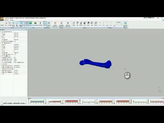 BassLine303's tweet image. SpeedRun of the Lattice Optimized Bone creation process 💀⚙️🖥 #Netfabb #Autodesk #generativedesign #generative #3d #3dprinting #3dprint #modelling