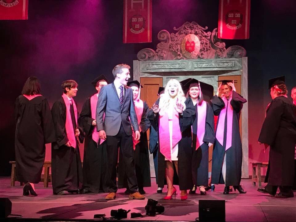 katevjones's tweet photo. Absolutely loved @TheZodiac1 Legally Blonde tonight @TheBrindley it was full of energy and colour and was utterly fabulous! Well done everyone! Costumes looked good too π #wardrobedeptstressover #gotthereintheend #legallyblonde #legallyzodiac #lotsofwashing π πππ https://t.co/ILe1Ys9gET