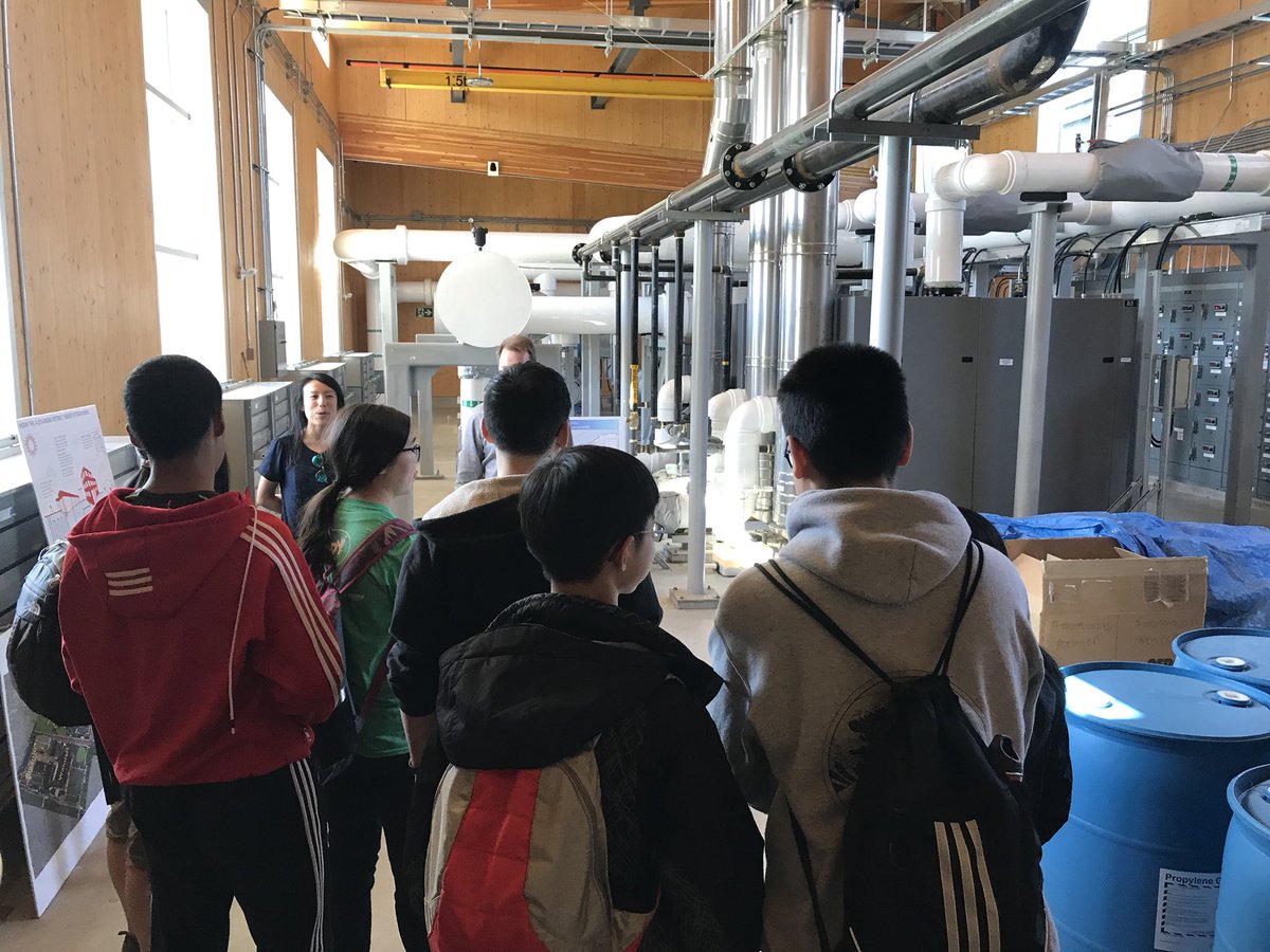Fantastic post REaDY Summit field trip to Alexandra District Energy Utility. How can GeoExchange reduce our reliance on fossil fuels? Thanks to Chris from KWL for the tour. #readysummit #sd38learn