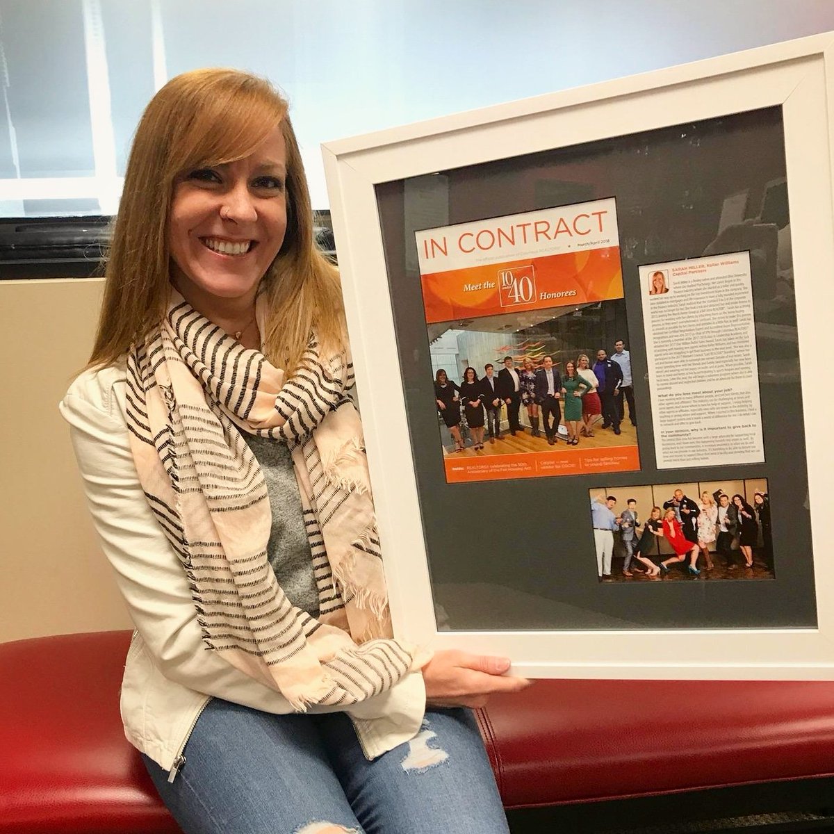 LoveYourRedness's tweet photo. A big #ThankYou to my amazing office for putting this together for my #Top10Under40 #award! I love it and love my #KW family! #grateful #thankful #blessed #ColumbusRealtors #KellerWilliams #MarshHomeGroup #InContractMagazine #asseenincolumbus #realtor #RealEstate #Columbus 😙😙 https://t.co/UpNJncAFUl