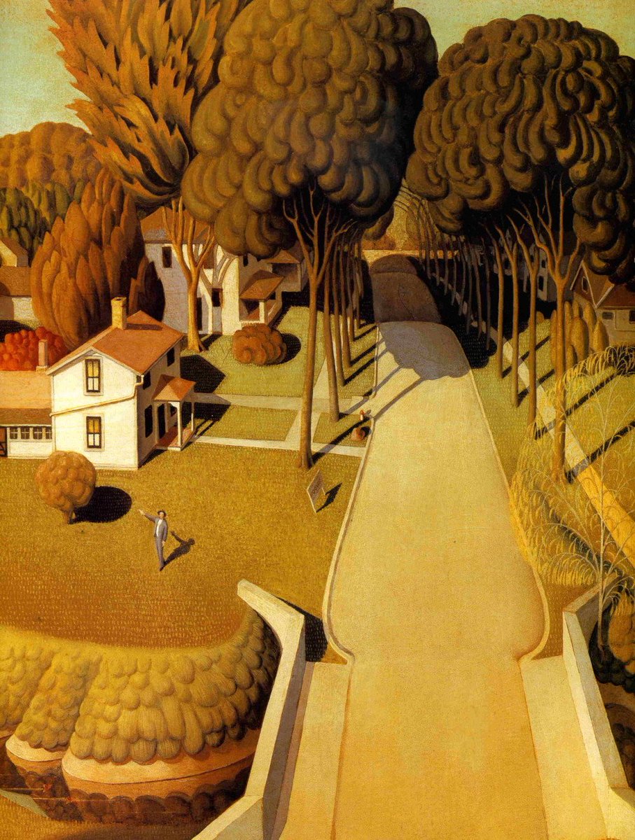 WilhelmGustloff's tweet photo. Grant Wood
The Birthplace of Herbert Hoover
1931 https://t.co/qgaICuli49