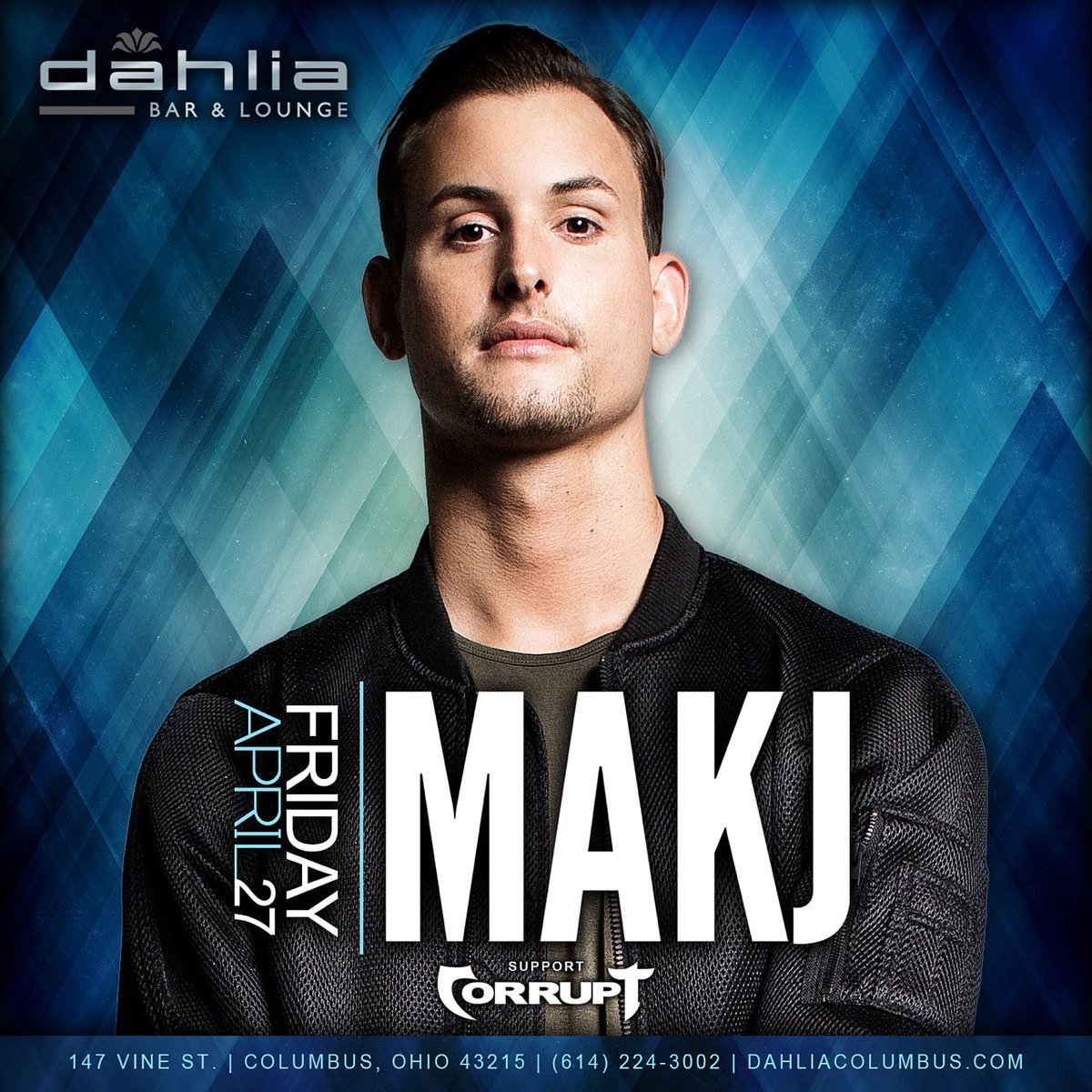 dahliacolumbus's tweet photo. Stoked for @MAKJ TONIGHT. tickets available at https://t.co/l2fUSRqGW6 or at the door https://t.co/ZDlKHjF6Te