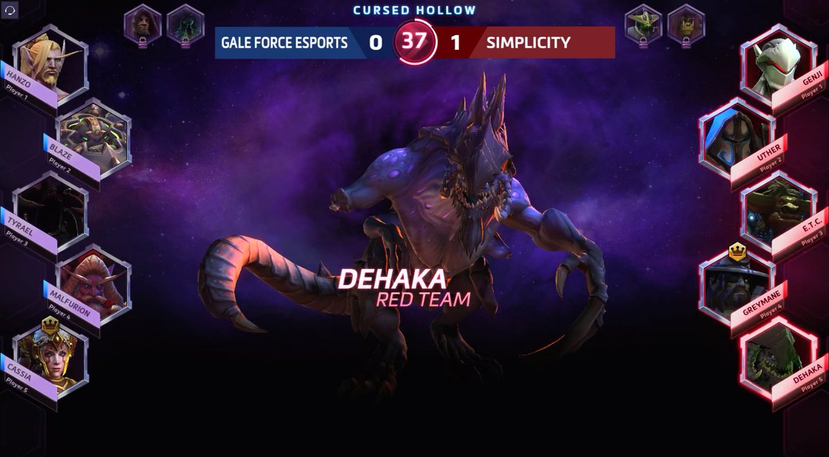 Despite an insane core defense, #GFEHotS wasn't able to close out Game 1. We bring out the Cassia as we look to tie up the series on Cursed Hollow! #GGFE 

twitch.tv/blizzheroes