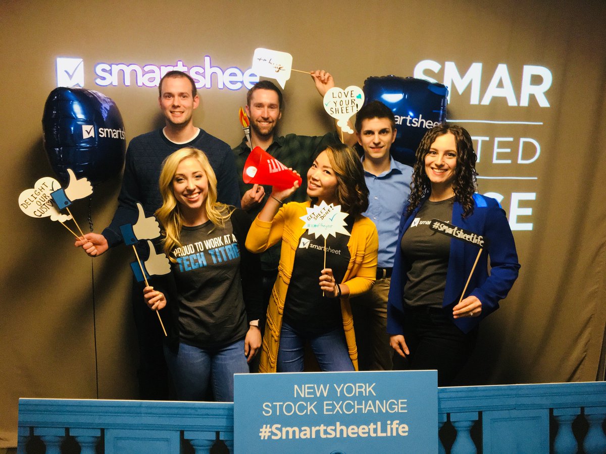 So proud to be celebrating the journey to IPO with my amazing team! #SmartsheetLife #SMAR <a href="/NYSE/">NYSE 🏛</a> <a href="/Smartsheet/">Smartsheet</a>