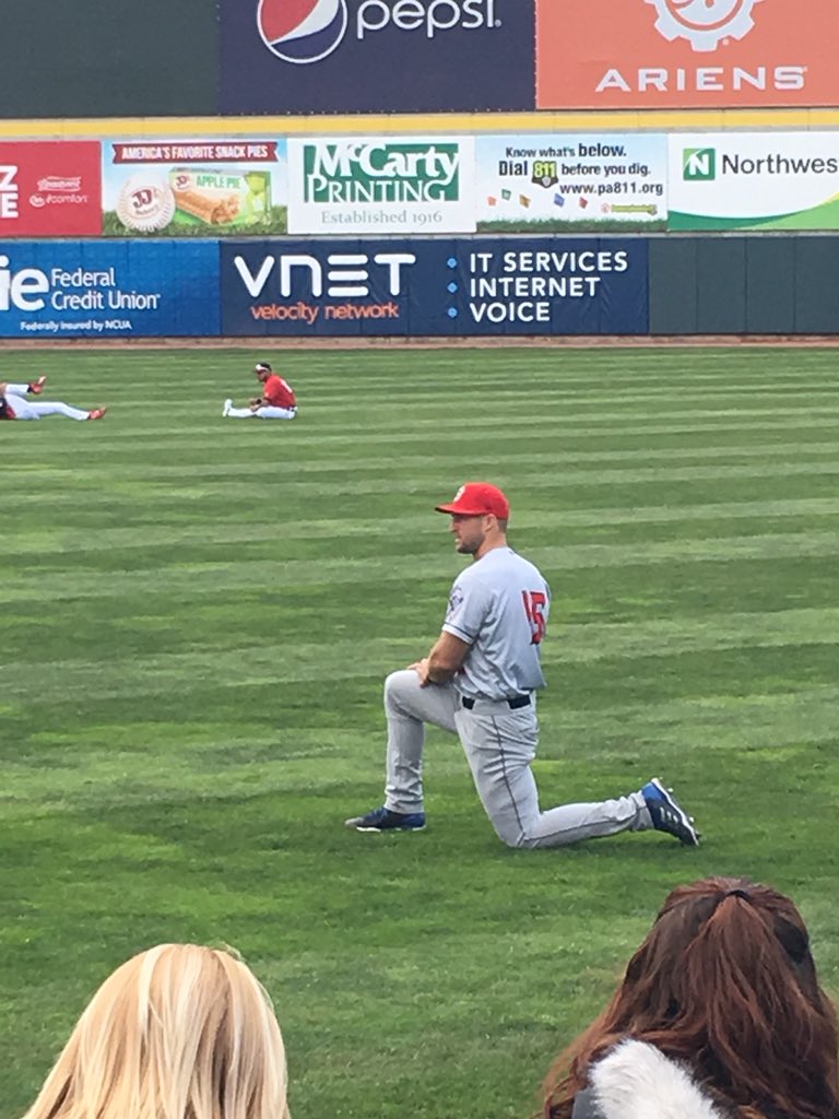 It’s TEBOW-mania at UPMC Park with the <a href="/erie_seawolves/">Erie SeaWolves</a>!! <a href="/prezidenthoogs/">David Hoogs</a> <a href="/bdsrx8/">Barry Steinhagen</a> <a href="/sjcakez/">Sandra Kay</a>