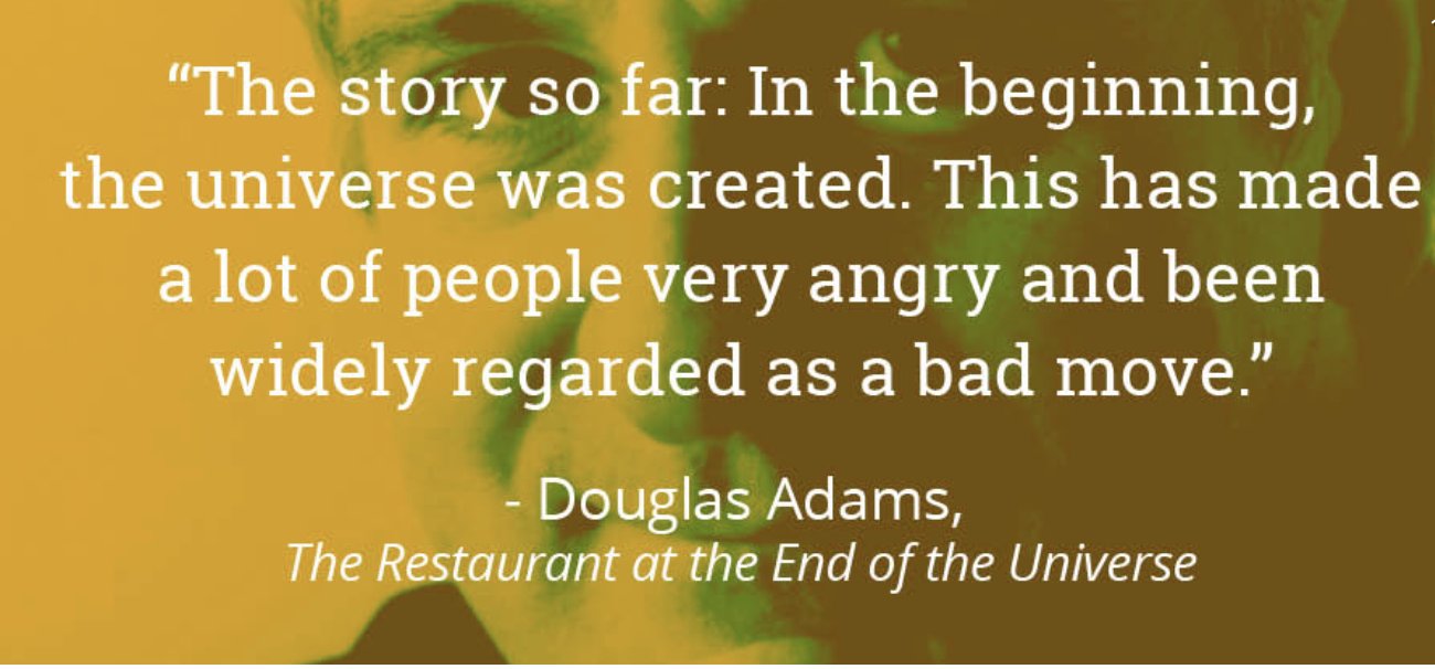 Happy birthday Douglas Adams. You left us far too soon. 