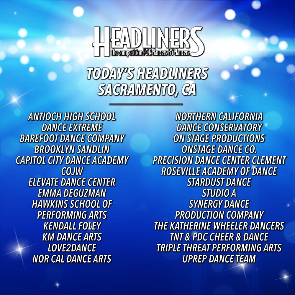 HeadlinersDance's tweet photo. Are you ready, dancers?! We can't wait to see everyone on stage this weekend!
#HeadlinersDance #Headliners2018 #HeadlinersBuffalo #HeadlinersSacramento #Dance #Competition #TodaysHeadliners #GetReady #TakeTheStage https://t.co/WnlTr25Vwy
