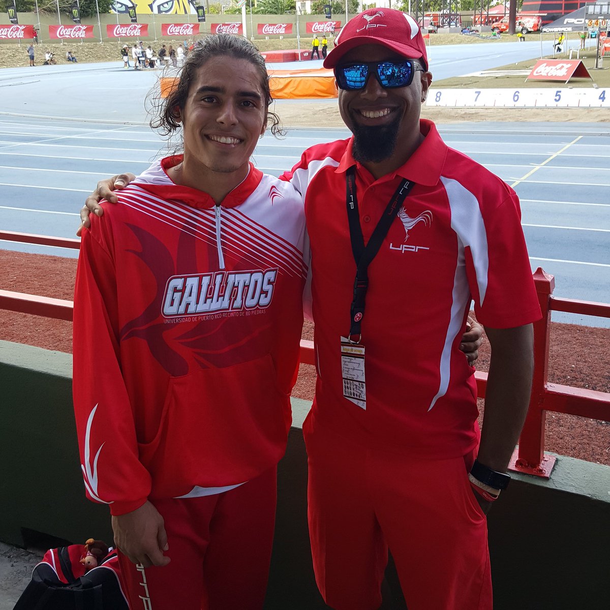 LJ_Batman's tweet photo. Muy contento con el trabajo realizado. 4to lugar con 7.36m (personal best). @uprrp #SiempreGallo #RojoYBlanco #UPRRP #LaIupi #Justas2018 #TeamUPR https://t.co/9nGDfA6GAK