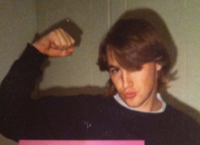 randomguysbook's tweet photo. #FlashbackFriday @randomguysbook with his sweet mullet circa 1991 #Hair #RockAndRoll #SomeRandomGuysLife https://t.co/MMnpELUKau