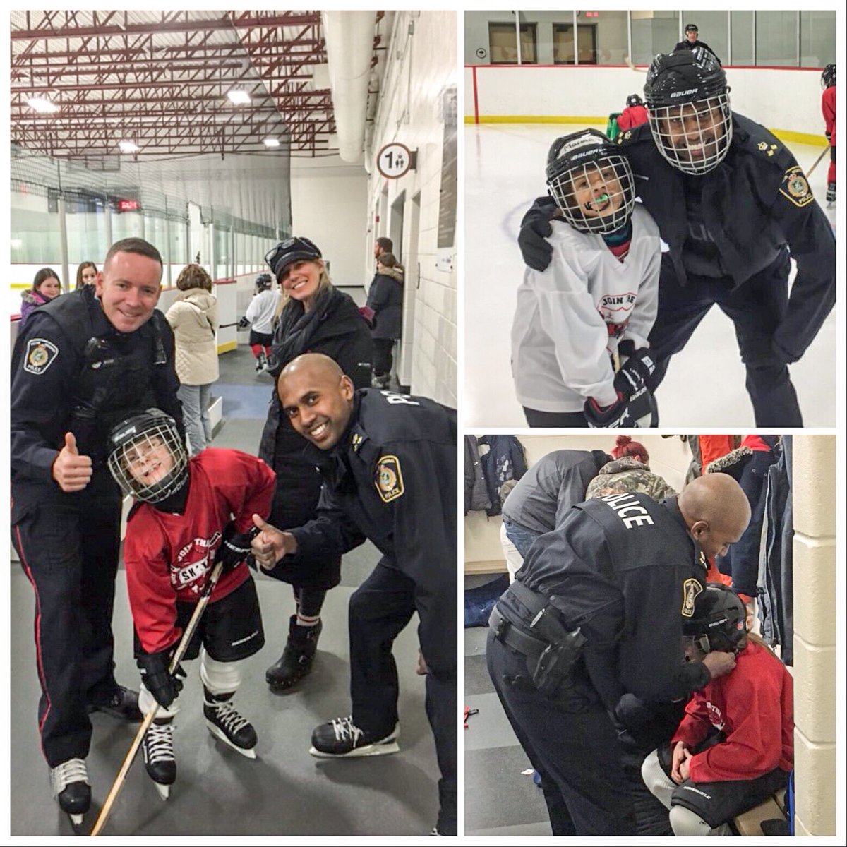 ChiefNish's tweet photo. Thank you to @CTJumpstart @CanadianTire for your support of our #ProjectSkate which concluded.  Outfitting local kids with full hockey equip,ice time for 8wks lessons from @HaltonPolice officers/civilians. @HRPSBurl #3CMB. Video: https://t.co/e6015YH7mw https://t.co/oeKtUySb40