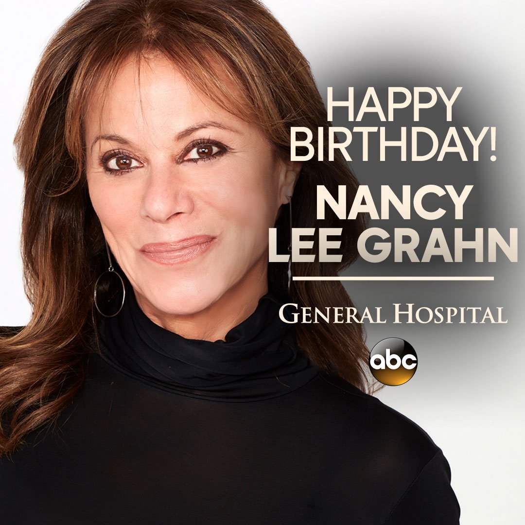 GeneralHospital's tweet photo. 🎈Please help us in wishing @NancyLeeGrahn a very #HappyBirthday! 🎁🎂#GH55 #GH https://t.co/r8SGAanrdv