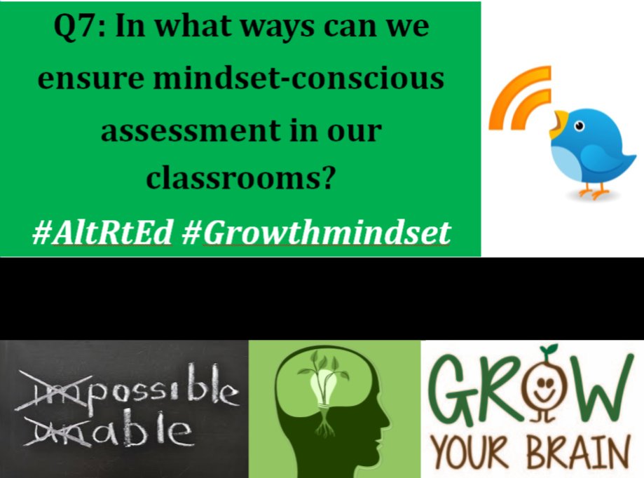 RutgersAltRoute's tweet photo. Our #Growthmindset chat ends w/ Question #7 #AltRtEd https://t.co/DCzT1tOVkN