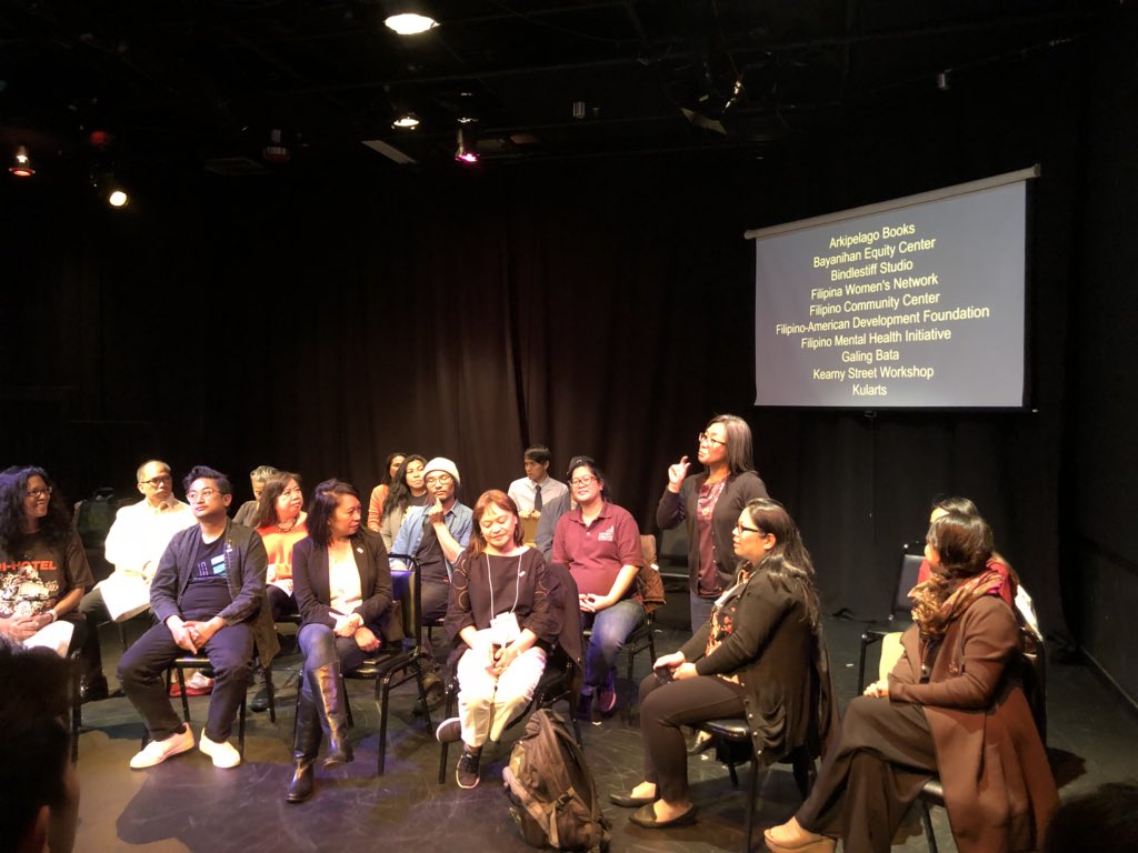 RogerNozaki's tweet photo. Thanks to the activists supporting the Filipino community in SF! @SOMAPilipinas @bindlestiff_sf @aapip #aapip2018 https://t.co/IXuFXqAuxo