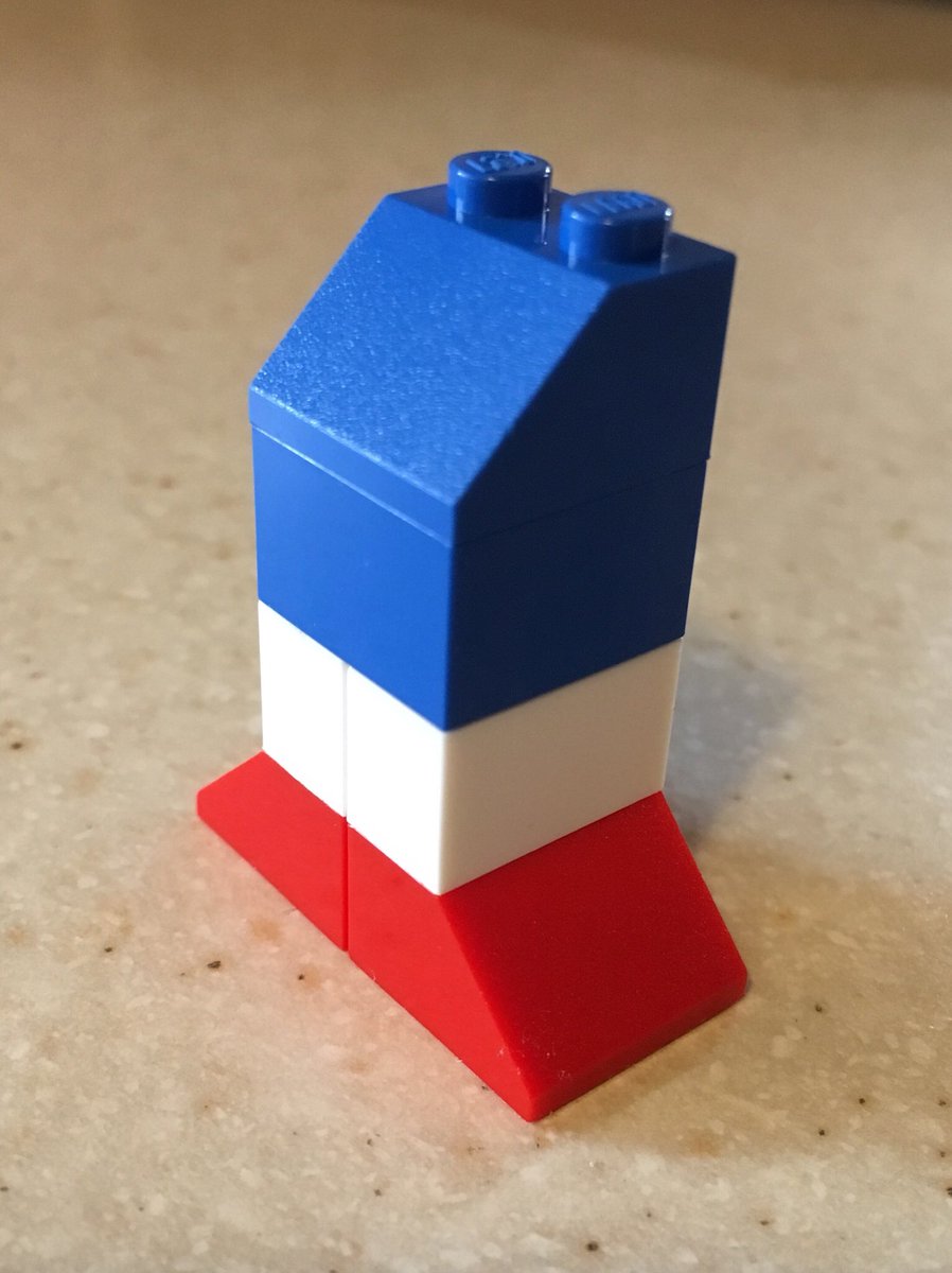 Photo of minimalist LEGO creation.