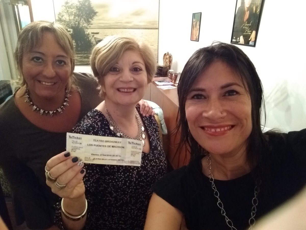 <a href="/Facundo_Arana/">Facundo</a> Y llegamosssss😂😂.Allá vamos ##LosPuentesdeMadison cc <a href="/lucianagriega/">Luciana García</a> <a href="/cecimallo/">cecilia mallo</a>