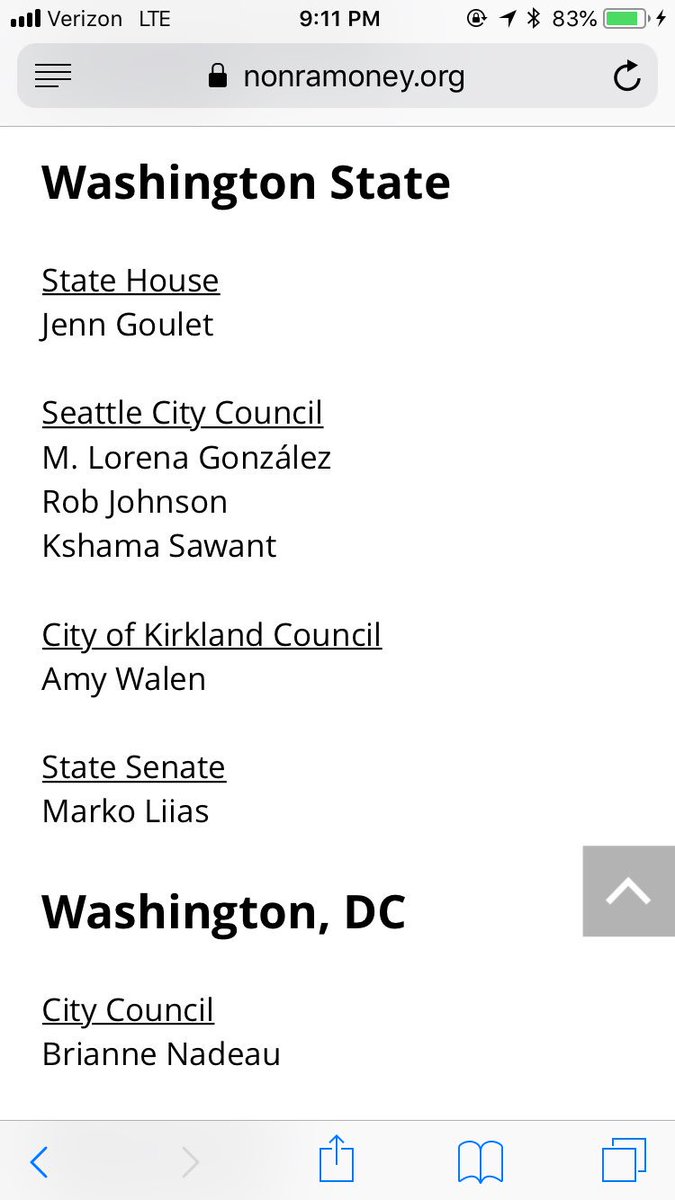 Just a reminder: my opponent has an A Rating from the NRA.  I signed this weeks ago when I first publicly pledged not to take NRA money.