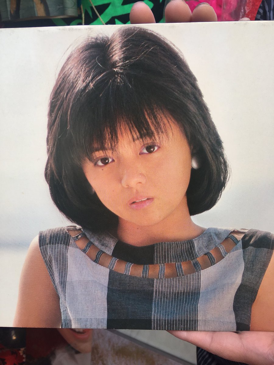 薬師丸ひろ子 当時物 ミニ木製パネルポスター このサイズ、この綺麗な