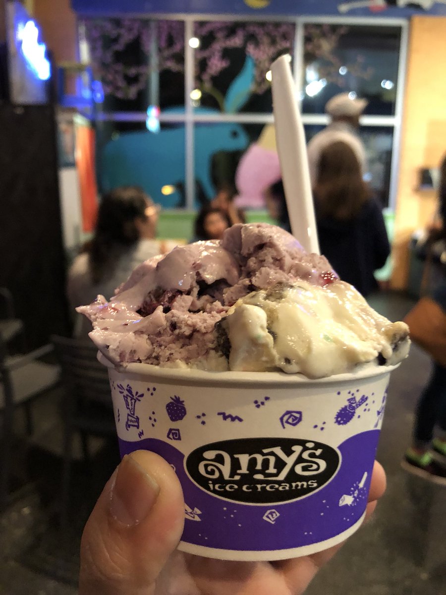 AmysIceCreams's tweet photo. RT @castsailmars: Ending our evening w some Amy’s ice cream before we head back to the hotel. #stateVASE2018 I https://t.co/5VnyzWkkvm